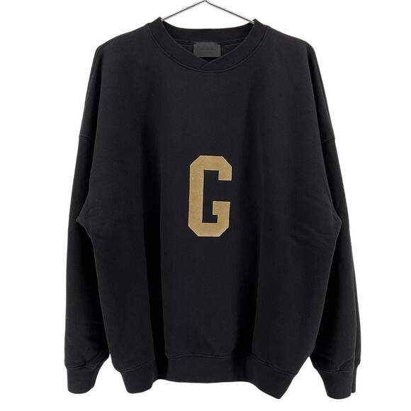 Fear Of God Classic Black G Logo Sweatshirt Size M - Picture 2 of 6